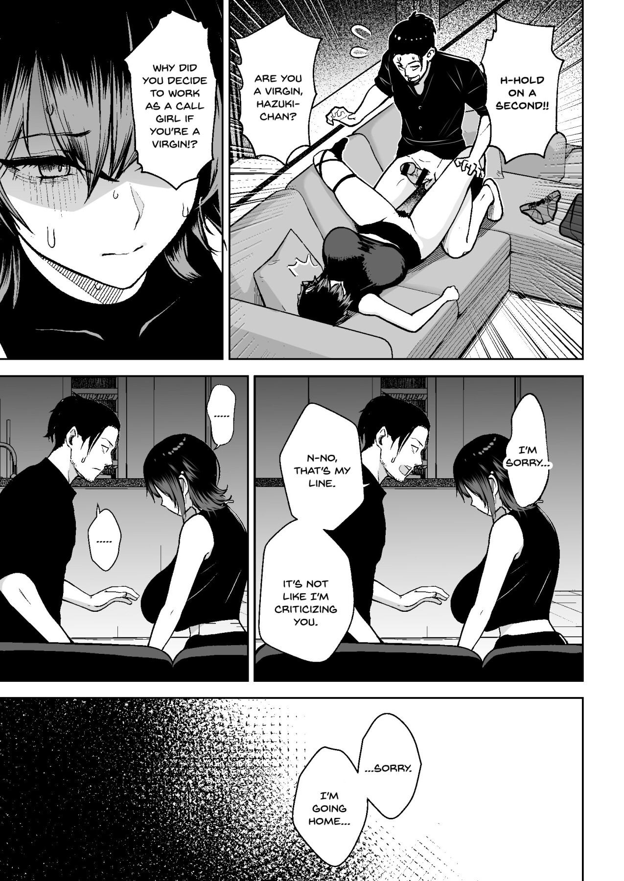 Hentai Manga Comic-The real thing is finally happening - a downer girl-Read-10